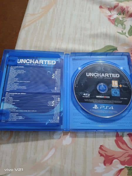 PS4 CD of uncharted the lost legacy 2