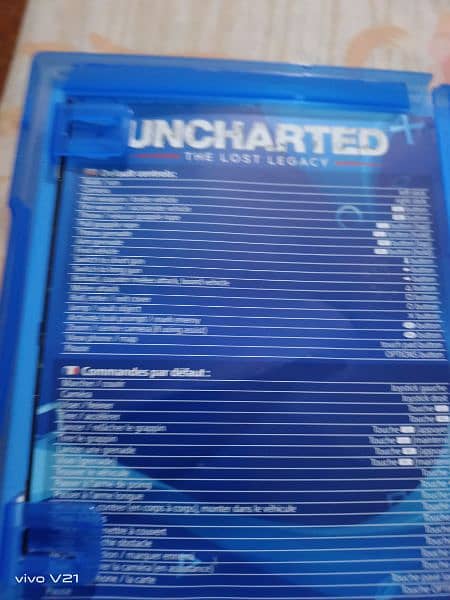 PS4 CD of uncharted the lost legacy 3