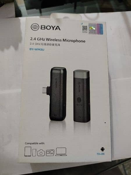 Wireless Mic Boya By Wm3U 4