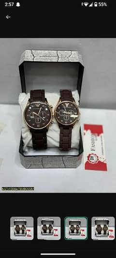 Couple Formal Analogue Watch