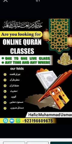 I am Quranic teacher
