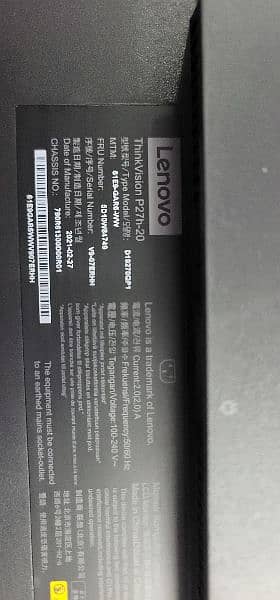 27inch Lenovo 2K QHD IPS 10bit Type-C Monitor 9