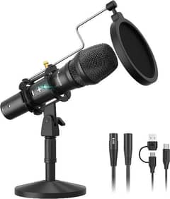 MAONO USB/XLR Dynamic Microphone, Studio Microphone Kit