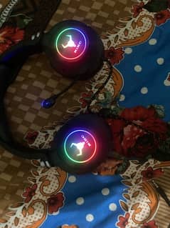 Wired Headphones Rgb light For Pc And Mobile