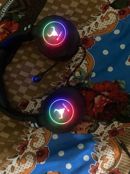 gaming Headphones Rgb light For mobile And pc 0