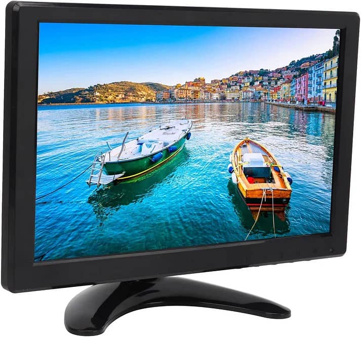LED 10.1 inch TFT Computer Monitor with Multi Input Interface Speakers 0