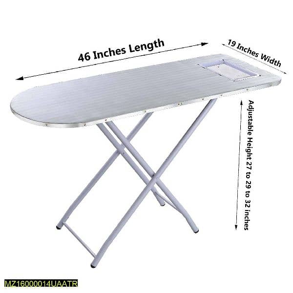 Foldable and Adjustable iron table 0