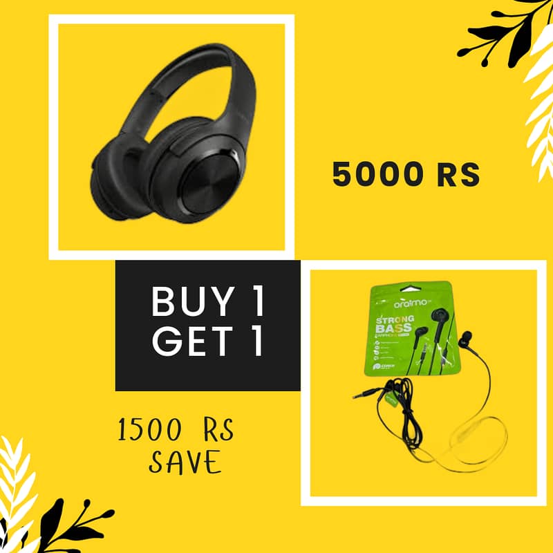 Level up your audio experience with this Oraimo bundle! 0