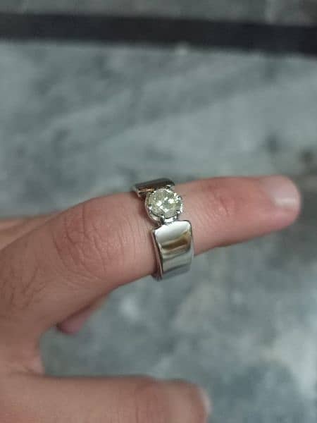 Big Size Diamond 1 karat weight. Diamond Ring With Full Luster . 6