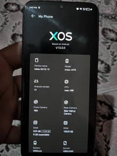 Infinix Note 12 G96 8/128 Pta Approved