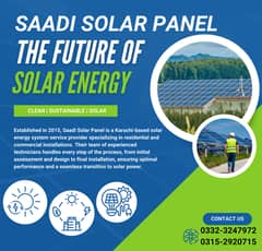 Saadi Solar Panel Equipment and Installation