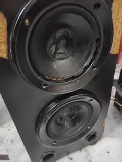 subwoofer 4inches x2