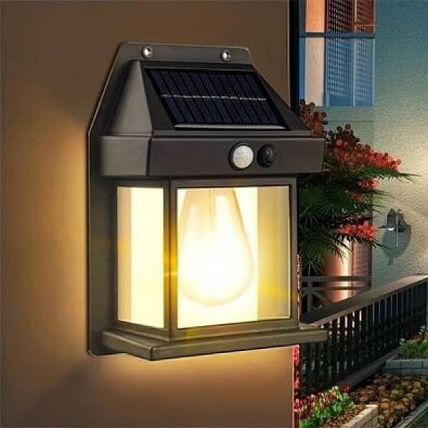 Solar Sensor Ligh Solar Lamp Outdoor Waterproof Wall Lamp (COD) 3