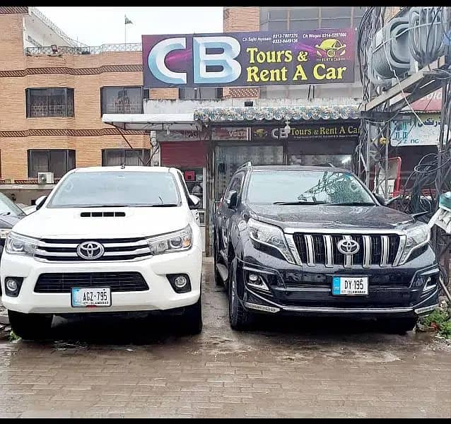Car rental in Islamabad Range rover/BMW/Vigo/V8, Prado Revo 16