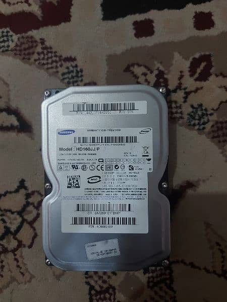 SAMSUNG 160 GB HARDDISK ARE FOR SALE IN GOOD CONDITION 0