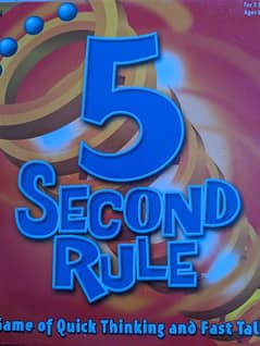 5 second rule board game