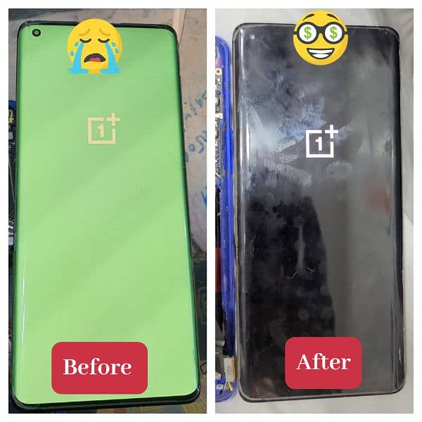 Samsung Note 8 And One plus 8 pro Greenish Problem Solved 1