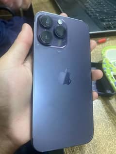 iphone 14 pro max pta approved 10/10 condition deep purple cheap price