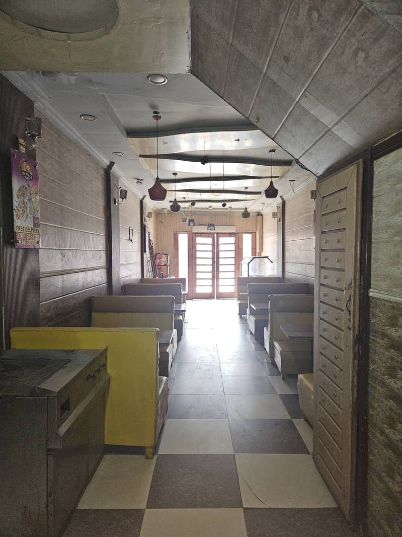 Restaurant for rent with Ac furniture machinery and equipment 2