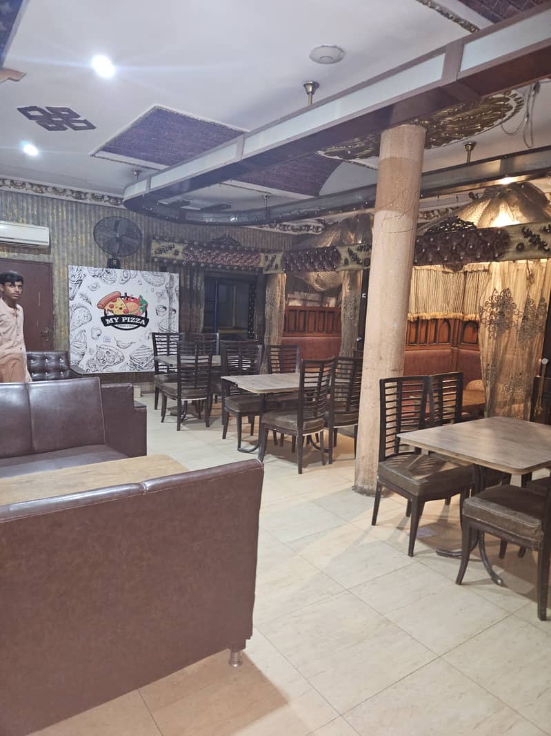 Restaurant for rent with Ac furniture machinery and equipment 3