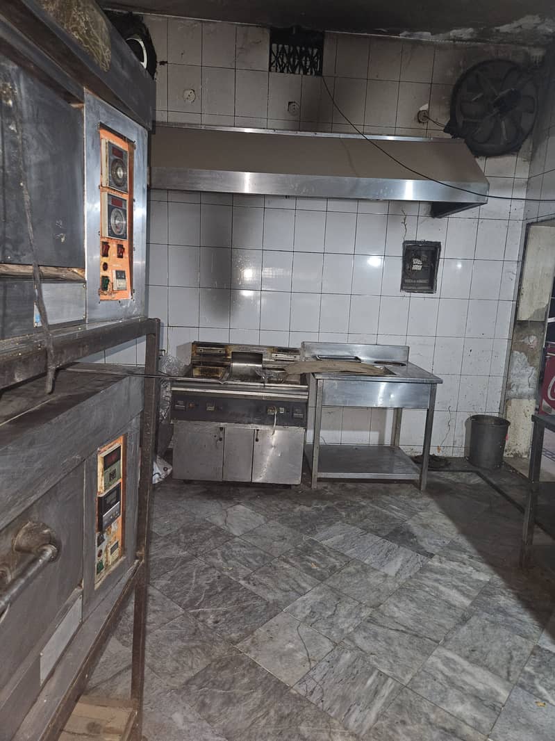 Restaurant for rent with Ac furniture machinery and equipment 11