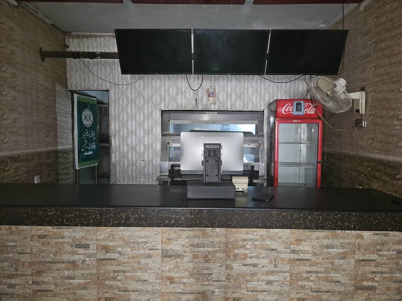 Restaurant for rent with Ac furniture machinery and equipment 16