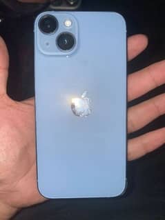 Iphone 14 condition 10/10 with box sim time 4 months