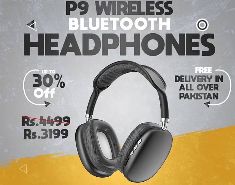 P9 Wireless Bluetooth Headphones 0