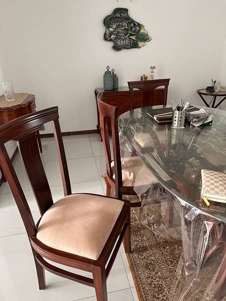 Dining Chairs (6) for sale 8000 each 1