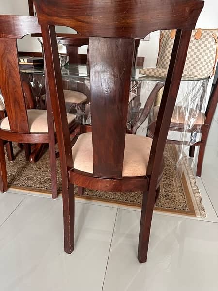 Dining Chairs (6) for sale 8000 each 3