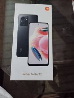 Mi note 12 memory 8/128 brand new only box open