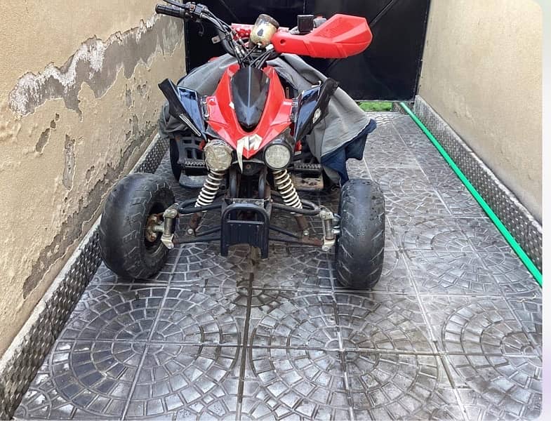 atv 150cc handle and tyres are damaged 0