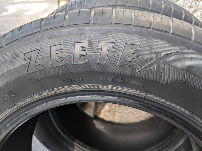 Zeetex ZT1000 195/65/R15 used tyres pair for sale. 3