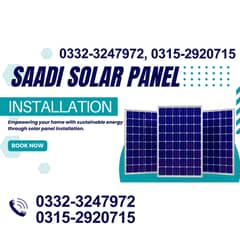 Solar Panel Equipment and Installation