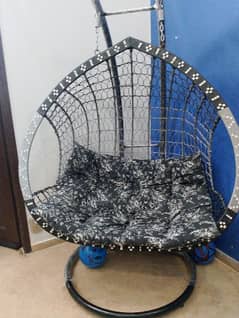 swing chair with cushions (for 2 persons) 0
