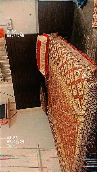 brown colour beautiful bed 9