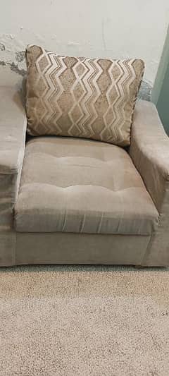 beige 7 seater sofa set