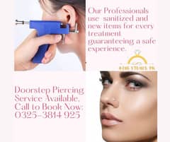Offers professional Nose & Ear piercing services