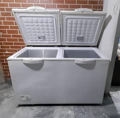 Waves double door refrigerator and freezer available in new condition
