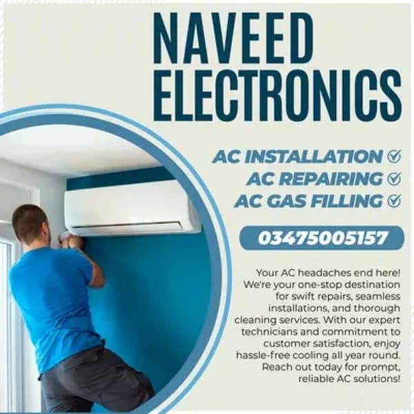 AC Installation, AC Repairing maintenance, AC Gas Refill, AC Services 0