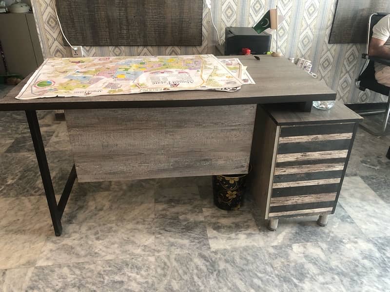 Office table is available for sale in very reasonable price like new 0