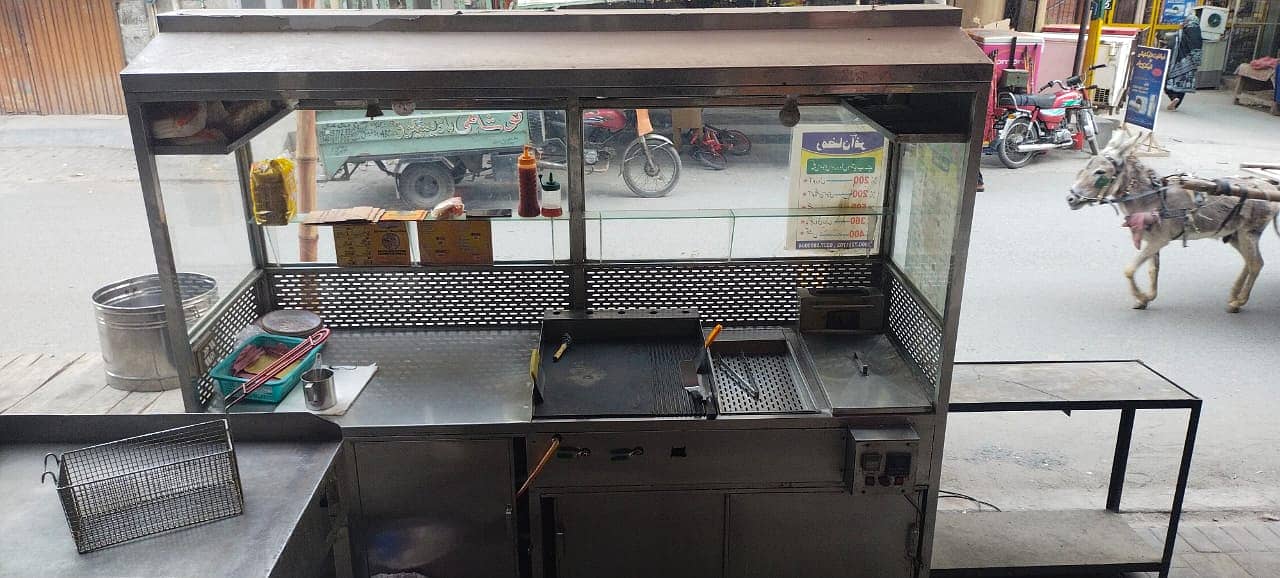 Fast Food equipments counter for sale 1