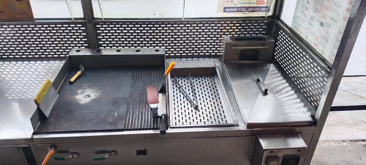 Fast Food equipments counter for sale 2