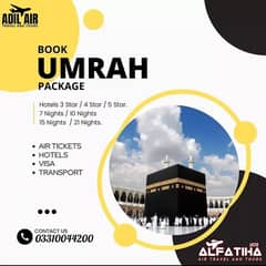 Umrah visa / Umrah tickets / complete Umrah packages