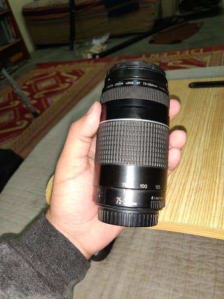 Canon 700d with 18 55 lens and 75 300mm lens 3