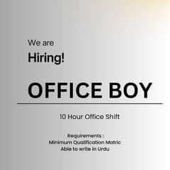 office job Availble