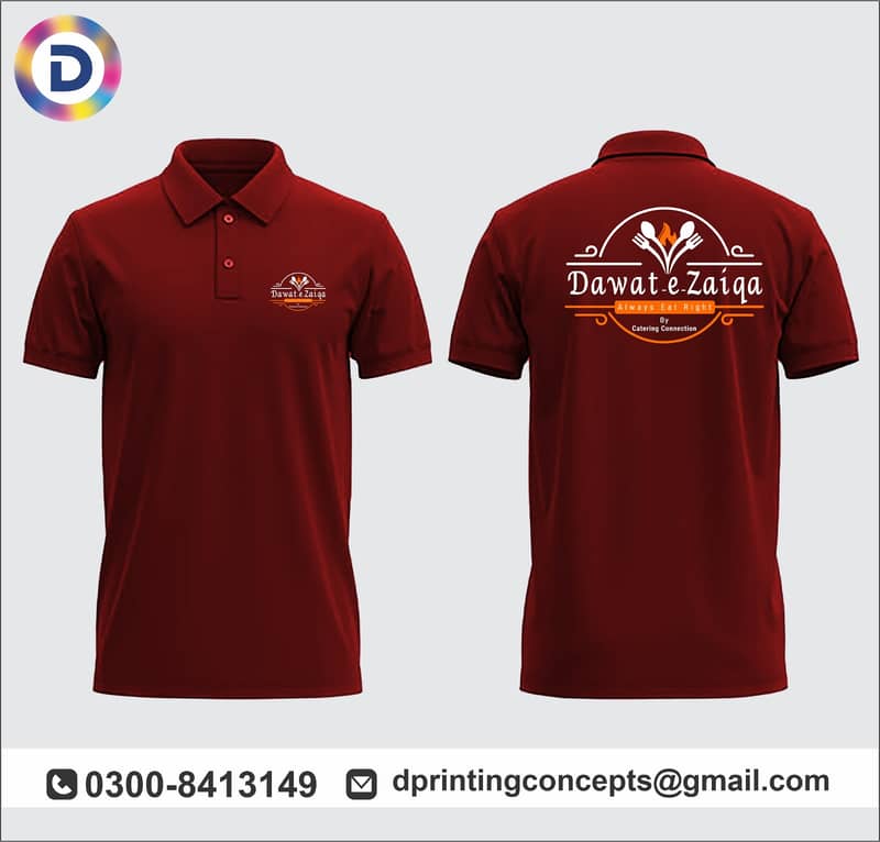 Customize Shirt Printing / Polo Shirt Printing / T Shirt Printing 6