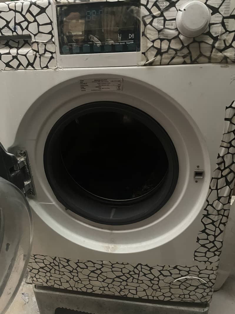 Haier fully automatic 12kg washing machine 1