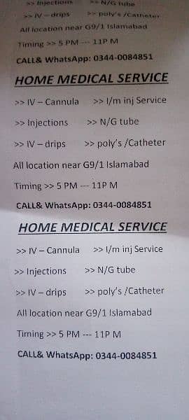 Home Medical services 0