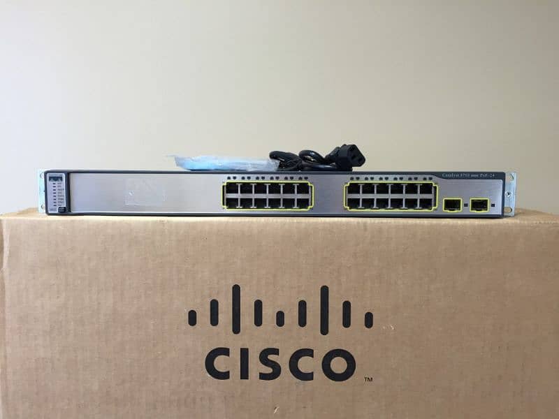 Cisco 24 Port POE Switch 3750 #*3218206129# 4